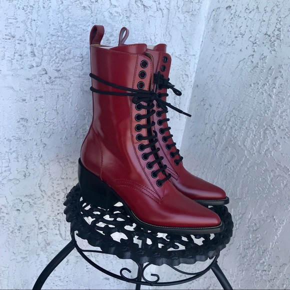 Chloe Shoes - SOLD- Chloe Rylee Boot in Red❣️